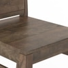Atlas Solid Wood 4 Seater Storage Dining Table With 4 Atlas Wooden Seat Dining Chairs (Finish: Danish Walnut)