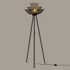 Mallawi Black Floor Lamp