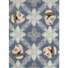 Jaipur Rugs Soft Novelty Wool Viscose Tufted Rug Blue 6x8 ft