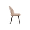 Axionix Fabric Dining Chair in Beige Colour