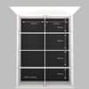 Japa Engineered Wood Queen  Size Bed With Hydraulic Storage (Melamine Finish, White Colour)