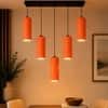 Devansh Solid Wood Electric Wall Light in Brown Colour with Multi Shade Count of 1 Light