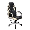 Adiko Stylish Gaming Chair In Black & Cream