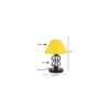Lilah Yellow cotton Shade Iron Table Lamp