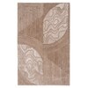 Handmade Wool Area Rug Modern Geometric Beige 5 x 7 Feet Carpet
