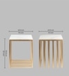 Metal Side Table in Gold Colour
