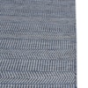Jaipur Rugs Soft Liner Striping Wool And Viscose 6x9 Feet Milky Blue And Ink Blue Carpet