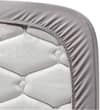 Springtek Waterproof Mattress Protector Premium Cotton Mattress Bed  Cover75x48 in Grey