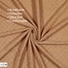 Premium Terry Polyester Fabric Waterproof Mattress Light Brown Queen 75X60