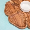 Ireka Homes FloraFeast Chip and Dip Platter with Bowl