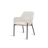 Bravura Fabric Dining Chair in Beige Colour