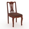 Nasir Solid Wood Dining Chair in Honey Finish - Set of 2