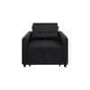 Gilbertson 1 Seater Sofa Cum Bed In Black Color