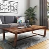 Botwin Rectangular Solid Wood Coffee Table In Teak Finish