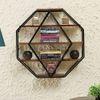 WOODENMOOD Hexa Wall Rack
