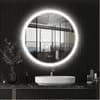 Round LED  Mirror with Lights Dimmable Vanity Mirror