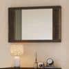 Masai Solid Wood Mirror In American Walnut - 2 Tone Finish