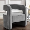 Jordy Accent Chair in Grey Colour