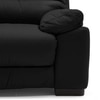 Thiene 1 Seater Leather Sofa in Licorice Colour