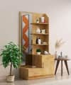 Hexa Red Wooden Dressing Table in Giant Wood Colour