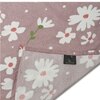 Purple Floral 180 TC Flat 1 Queen  Bedsheet with 2 Pillow Covers