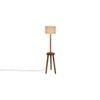Harmon White Cotton Shade Floor Lamp