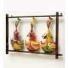 Desert Art Metal Handpainted Three Sardar Wall Hanging Frame in Multicolour