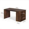 Tayvue Engineered Wood Coffee Table in Brown Maple Finish