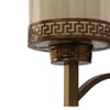 Eliante Modern Wall Lights Mild Steel & Glass Material Antique Gold & Champaign Finish