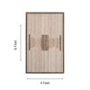 Handmade Wool Area Rug Modern Minimalist Beige 4 x 6 Feet Carpet
