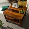 Dolji Solid Sheesham Wood Coffee Table In Provincial Teak Finish