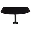 Nicole Black cotton Table lamp with Iron Base
