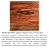 Kassel Solid Wood Bedside Table in Natural Teak Finish