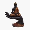 VEDAS Polyresin  Figurine in Orange Colour