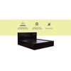 Aegiale Solid Wood Queen Size Drawer Storage Bed In Melamine Finish