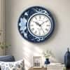Cream Gold Solid Wood Swarna Chandra Wall Clock By DisooFashions