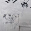 Tara White Floral 400 TC Cotton Flat Super King Size Bedsheet with 2 Pillow Covers – Threads