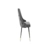 Sumra Solid Wood Accent Chair in Grey Colour