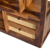 Dhruve Solid Wood  Bookshelf in Honey Oak Finish
