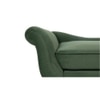 Kabera Velvet Chaise Launger in Green Colour