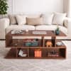 Spydercraft Zig Zag Modern Coffee Table in Columbian Walnut Finish