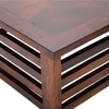 Kingsville Sheesham Wood Coffee Table In Dark Walnut Finish