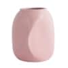 Solid Ceramic Vase in Pink Colour