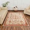 Multicolor Traditional Machine Made Polyester 3 X 5 Feet Carpet