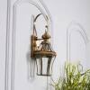 Terrace Brass and Glass Wall Light