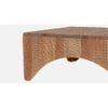 Tallado Solid Wood Carved Coffee Table With Arched Sides