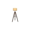 Shaela Natural Linen Shade Floor Lamp