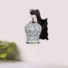 Devansh Solid Wood Electric Wall Light in Brown Colour with Multi Shade Count of 1 Light
