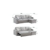 Drake Solid Wood Sofa cum Bed in Grey