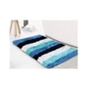 Brooklynn Blue Solid Natural Fiber 24x16 inches Anti-Skid Bath Mat
